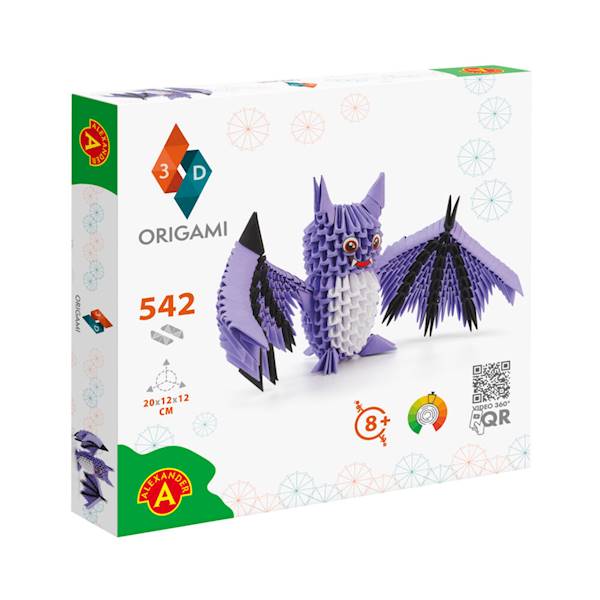 2554 ORIGAMI 3D NIETOPERZ