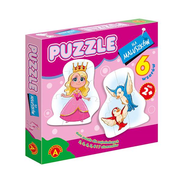 (PROMOCJA) PUZZLE DLA MALUSZKÓW KRÓLEWNA