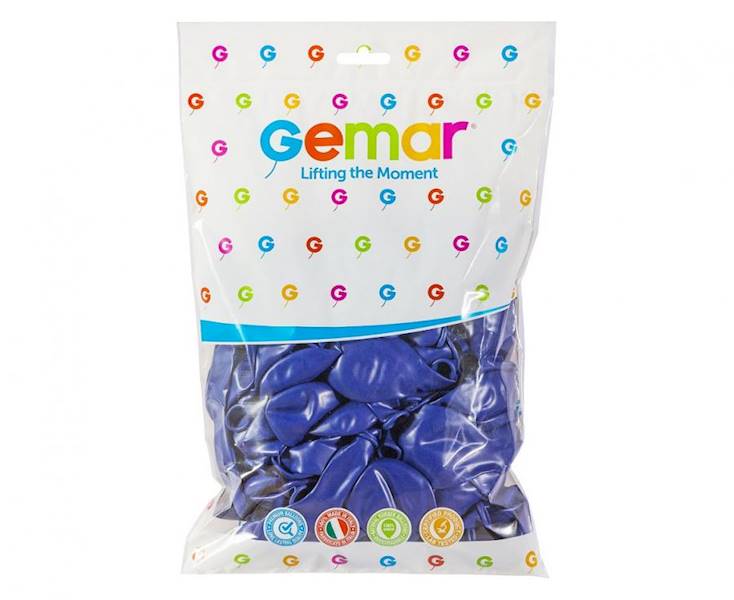 G90/46 GRANATOWE BALONY PASTEL 10" 100SZT.