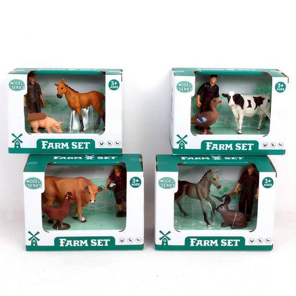 RS-231 ZWIERZĘTA DOMOWE + FIGURKA FARMER 4 R 