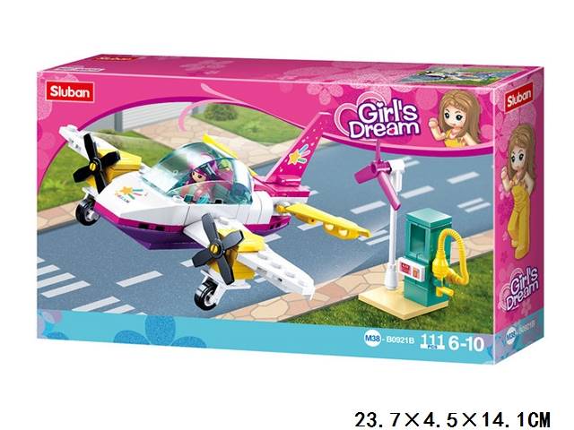 G170764 KLOCKI - SLUBAN DZIEWCZYNKA ( 111 EL. )