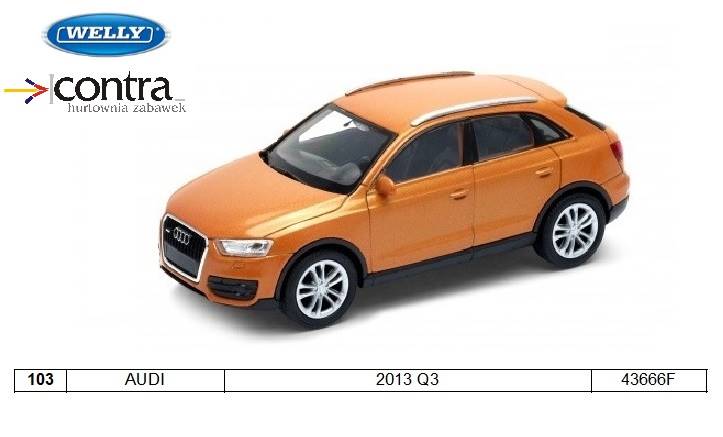 AUDI 2013 Q3 43666F