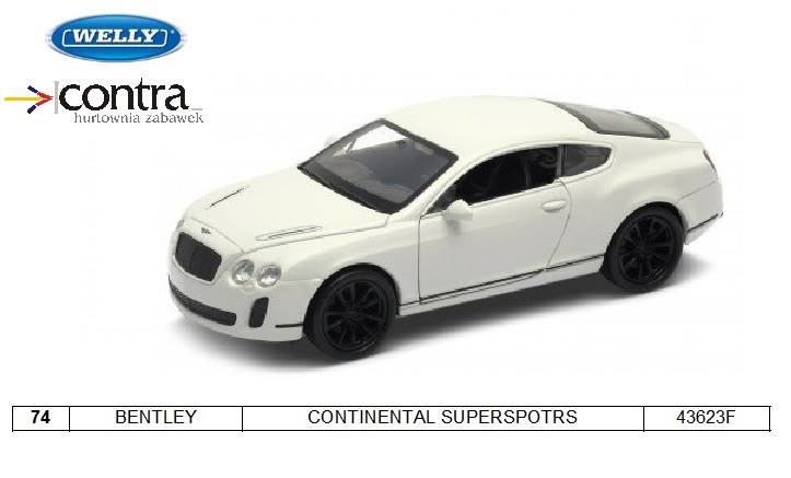 BENTLEY CONTINENTAL SUPERSPOTRS 43623F