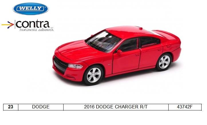 DODGE 2016 DODGE CHARGER R/T 43742F