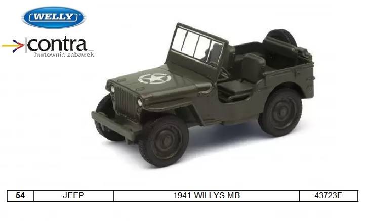 JEEP 1941 WILLYS MB 43723F