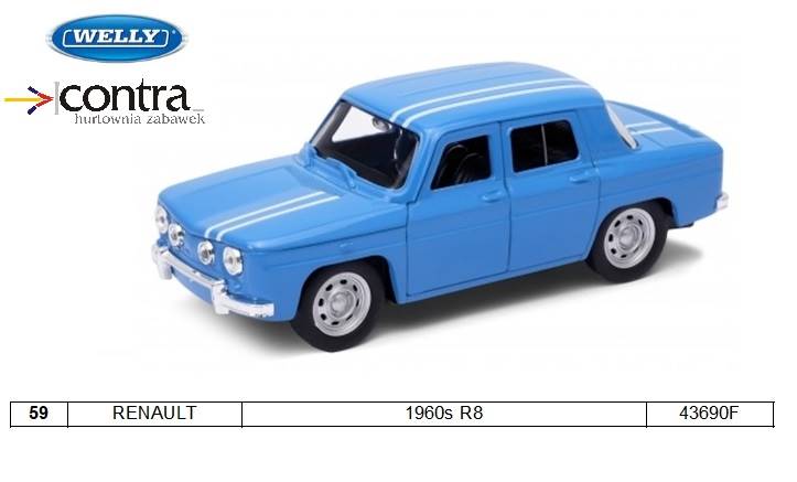 RENAULT 1960s R8 43690F