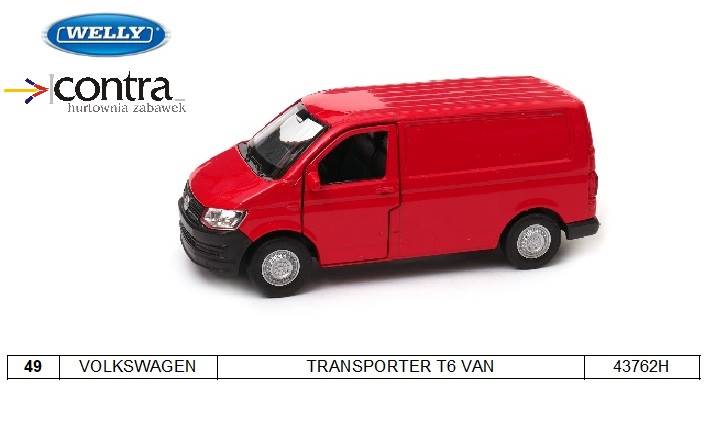 VOLKSWAGEN TRANSPORTER T6 VAN 43762F