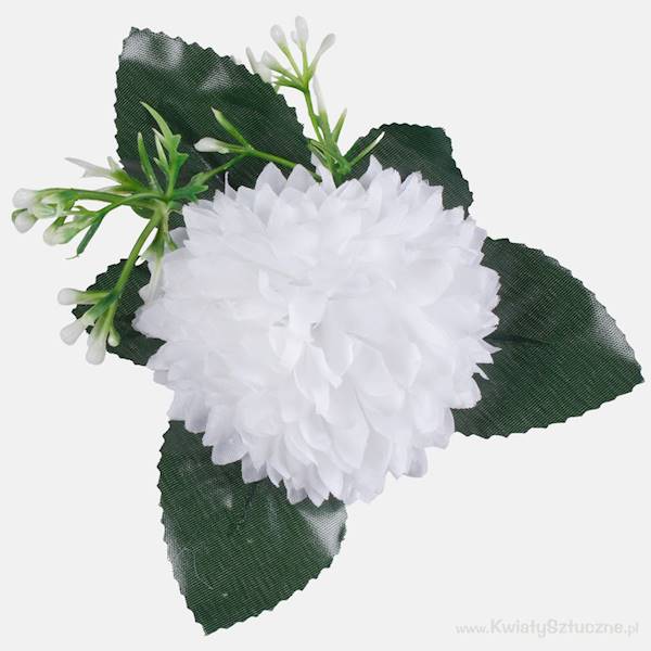 W422 ASTER SATYNOWY Z LISTKAMI OPAK 12 SZT. 