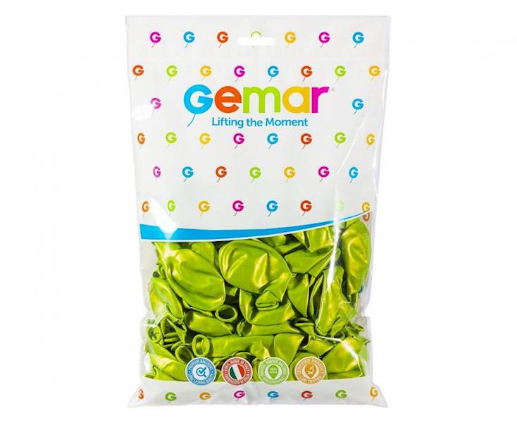 GM90/67 PISTACJOWE BALONY GM90 MATAL 10" 100 SZT