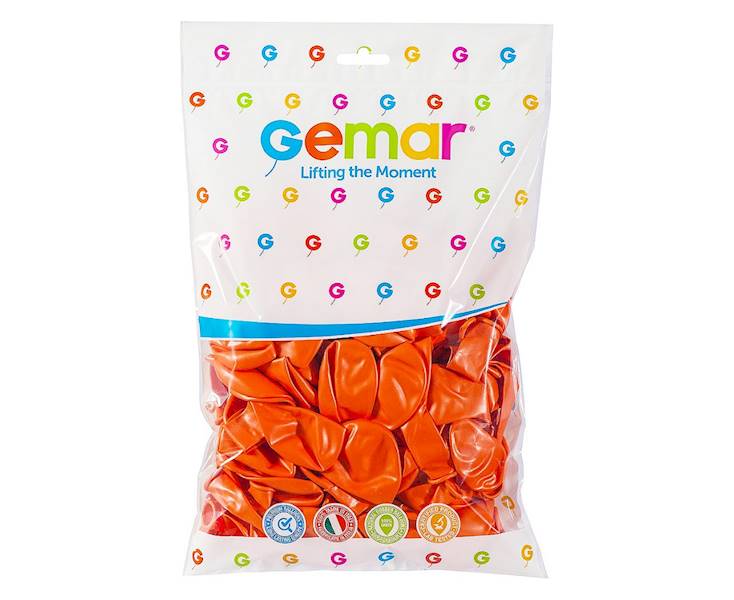GM90/31 POMARAŃCZOWE BALONY GM90 METAL 10 " 100SZT