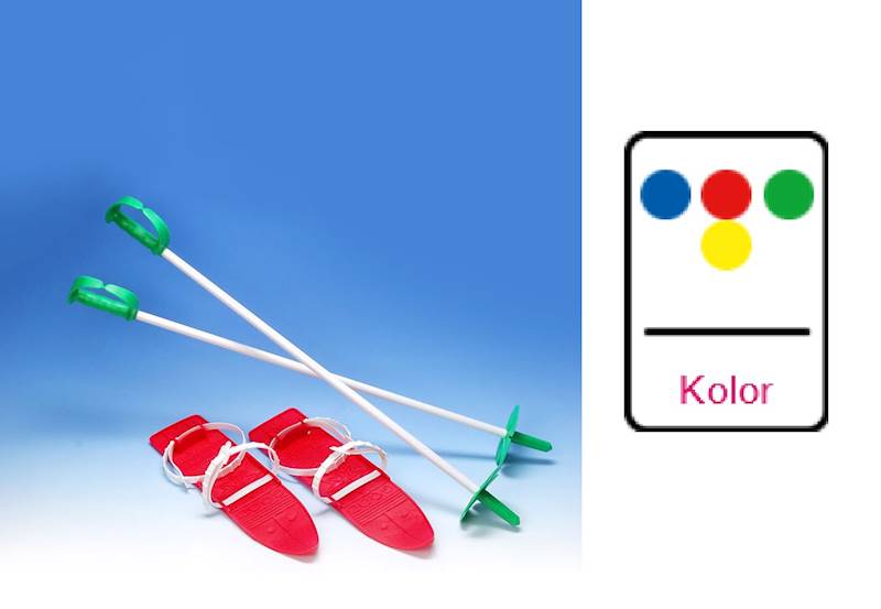 NARTY Z KIJKAMI 40CM