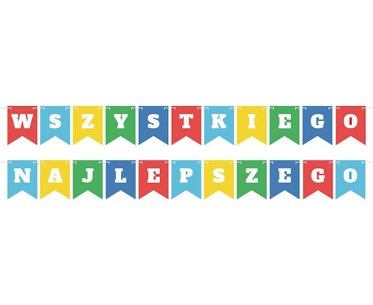 PF-BWNK GIRLANDA WSZYSTKIEGO NAJLPESZEGO 2X400CM