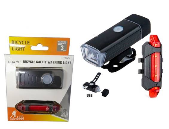 AE-6500 LAMPKA ROWEROWA PRZÓD I TYŁ
