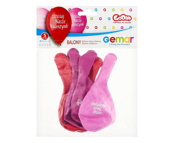 GS110/DNW BALONY PREMIUM DZISIAJ NASZE WALENTYNKI 