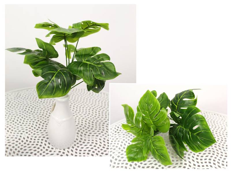 KWO322-2 LIŚĆ MONSTERA X8 30CM