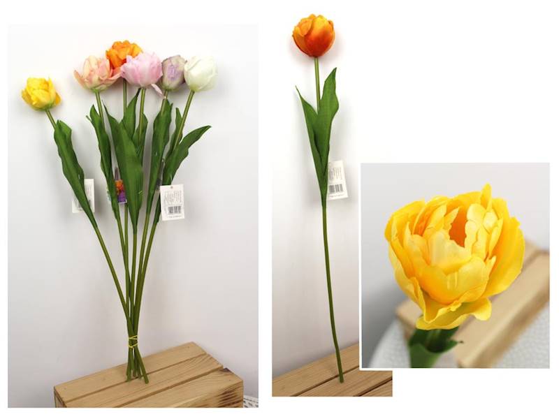 KWZ019-6 KWIATY SZTUCZNE TULIPAN MIX 58CM