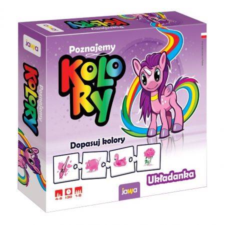 GRA-97 GRA "POZNAJEMY KOLORY" UKŁADANKA EDUKACYJNA