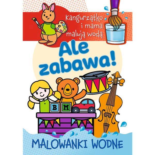 09604 KANGURZĄTKO I MAMA MALUJĄ WODĄ. ALE ZABAWA !
