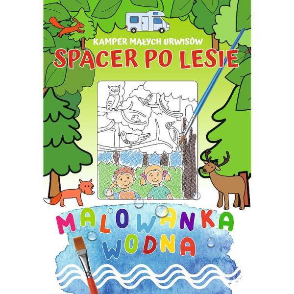 09772 KAMPER MAŁYCH URWISÓW . SPACER PO LESIE