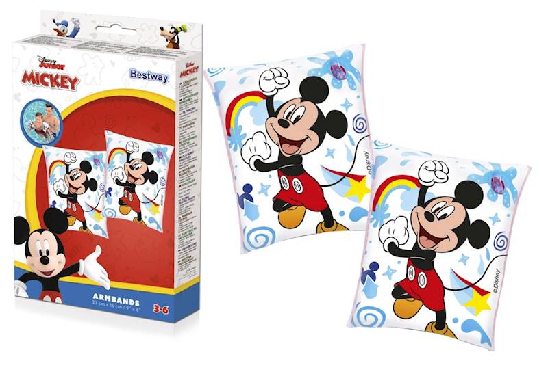 91002 RĘKAWKI NADMUCHIWANE MICKEY MOUSE 23 X 15 CM