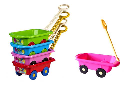 WÓZEK PLAŻOWY Z RĄCZKĄ TOYS