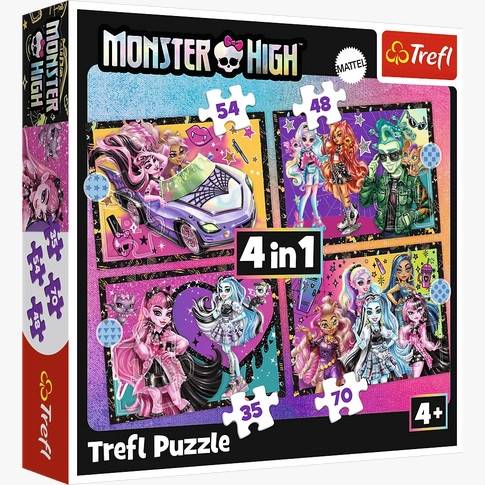 34655 4W1 ELEKTRYZUJĄCY DZIEŃ MONSTER HIGH /MATTEL
