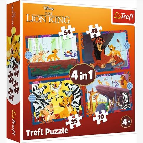 34653 4W1 ODWAŻNY KRÓL LEW / DISNEY LION KING
