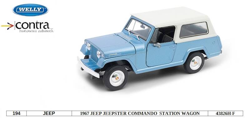 JEEP 1967 JEEP JEEPSTER COMMANDO STATION 43826H-F