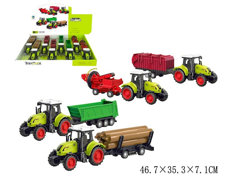 G203047 TRAKTOR Z MASZYNĄ ROLNICZĄ ( 8 SZT. =1 D)