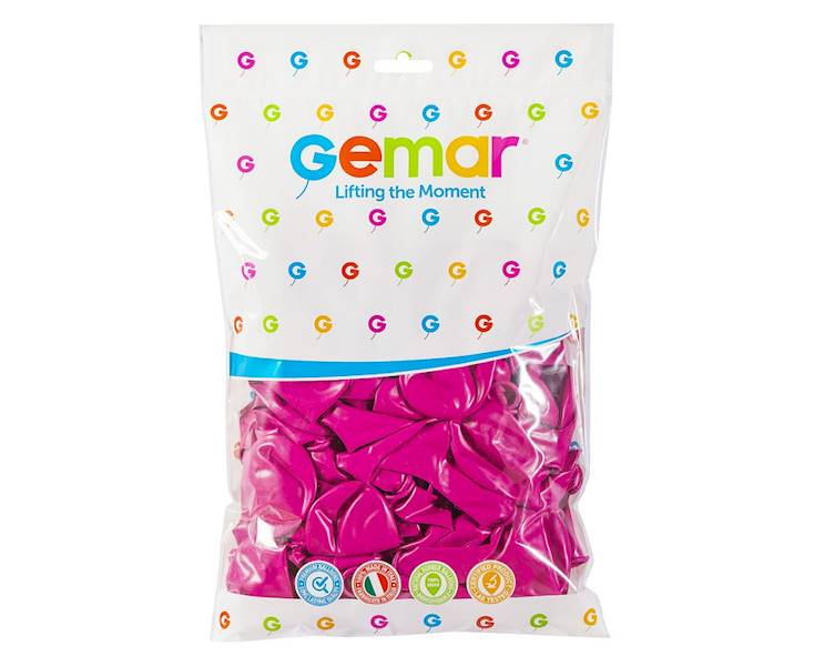 G90/07 CIEMNORÓŻOWE BALONY G90 PASTEL 10 " 100 SZT