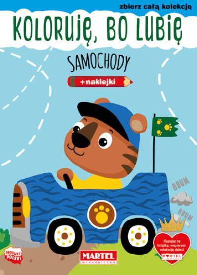 KOLORUJĘ BO LUBIĘ SAMOCHODY Z NAKLEJKAMI