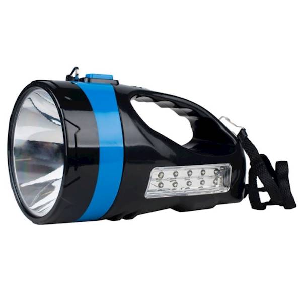 LATARKA ŁADOWALNA LED 3W REFLEKTOR 500m RS3-1201W