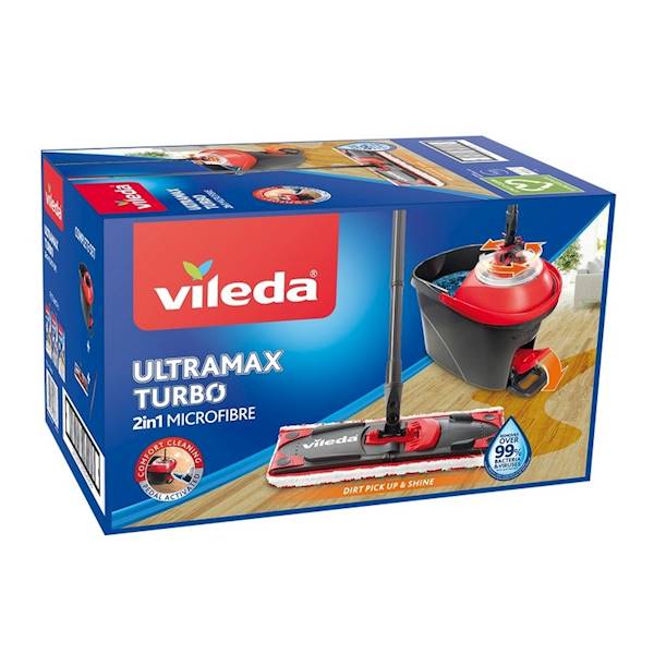ZESTAW ULTRAMAT/ULTRAMAX MOP PŁASKI OBROT + WIADRO