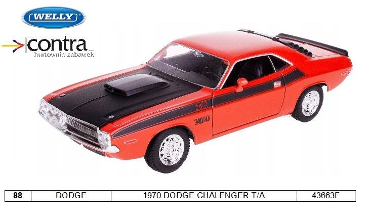 DODGE 1970 DODGE CHALENGER T/A 43663F