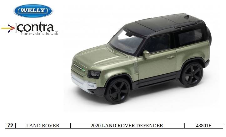LAND ROVER 2020 LAND ROVER DEFENDER 43801F
