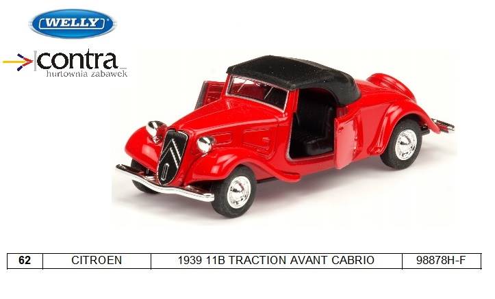 CITROEN 1939 11B TRACTION AVANT CABRIO 98878H-F