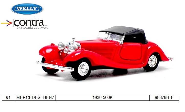 MERCEDES- BENZ 1936 500K 98879H-F