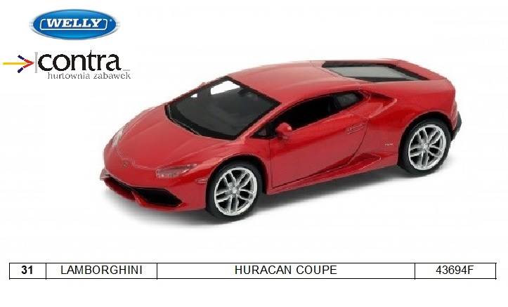 LAMBORGHINI HURACAN COUPE 43694F
