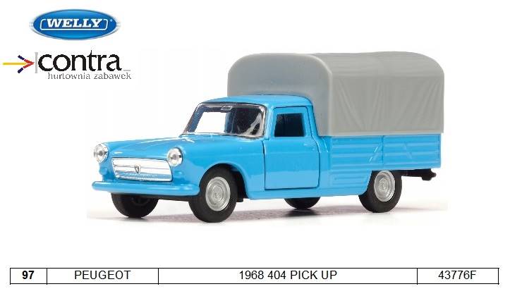 PEUGEOT 1968 404 PICK UP 43776F