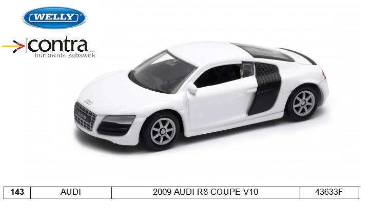 AUDI 2009 AUDI R8 COUPE V10 43633F