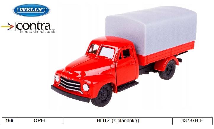 OPEL BLITZ (z plandeką) 43787H-F