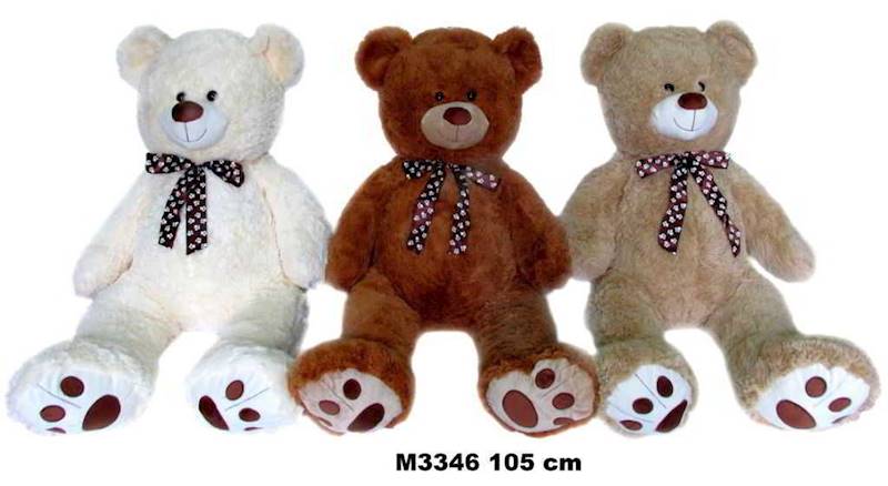 M3346 MIŚ 3 KOLORY 105cm