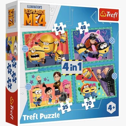 34648 4W1 ZWARIOWANE MINIONKI / UNIVERSAL ME 4