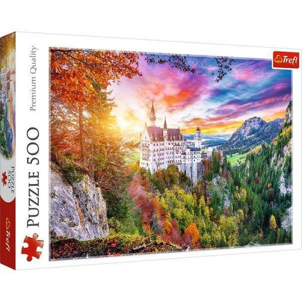 37427 500 WIDOK NA ZAMEK NEUSCHWANSTEIN NIEMCY