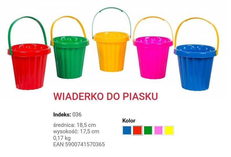 (036) WIADERKO DO PIASKU