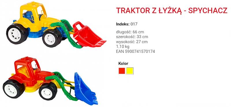 (017) TRAKTOR Z ŁYŻKĄ LESZKO