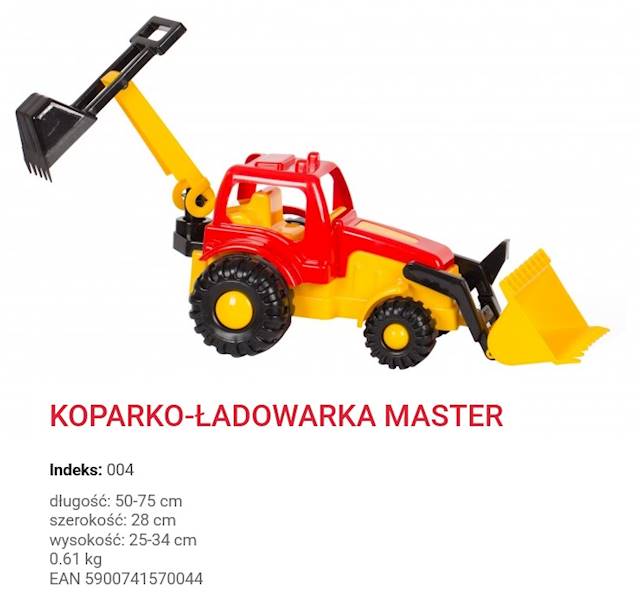 (004) KOPARKO-ŁADOWARKA MASTER LESZKO
