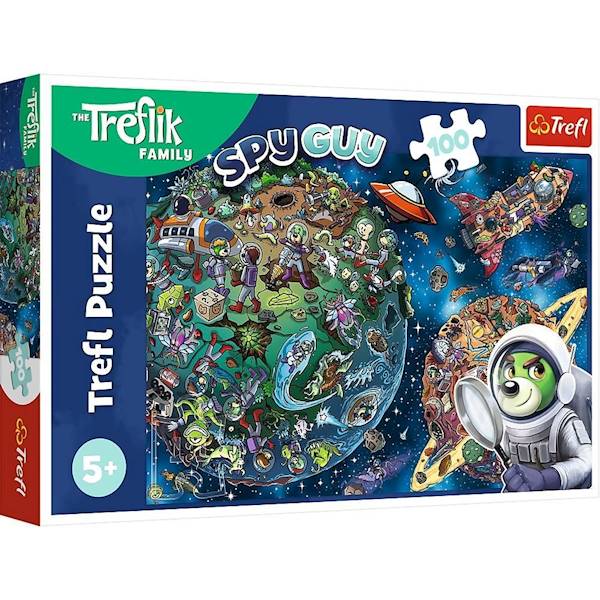 16496 100 TREFLIKI W KOSMOSIE PUZZLE