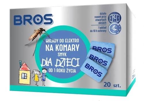 WKŁAD DO ELEKTRO NA KOMARY DLA DZIECI (20 szt.)