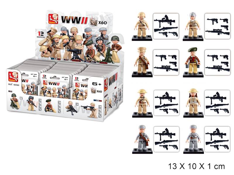 G084070 KLOCKI - SLUBAN WOJSKO (60 SZT.=1 DISPLAY)
